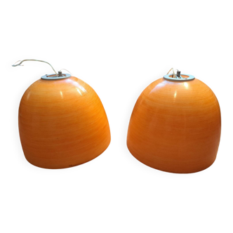 Pair of vintage pendant lights