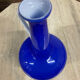 Vase vintage en pâte de verre bicolore