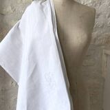 Mixed fabric with monogram