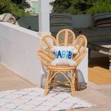 Recycled cotton handmade rug - Reversible - Multicolor