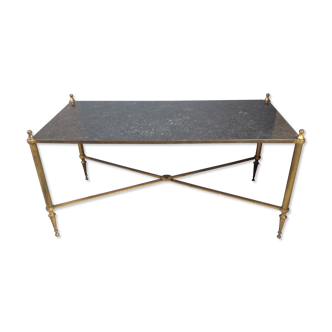 Brass and marble coffee table, 1960s