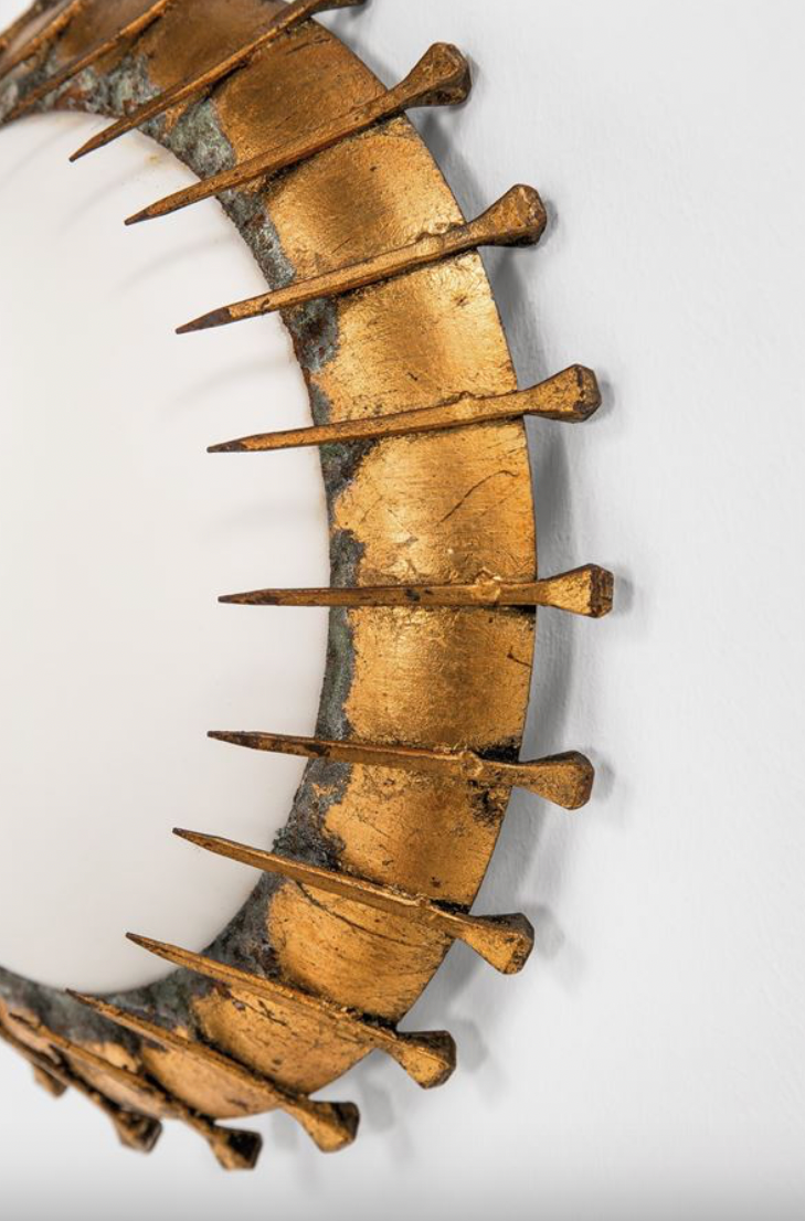 Set of 2 Brutalist sconces, France 1960s