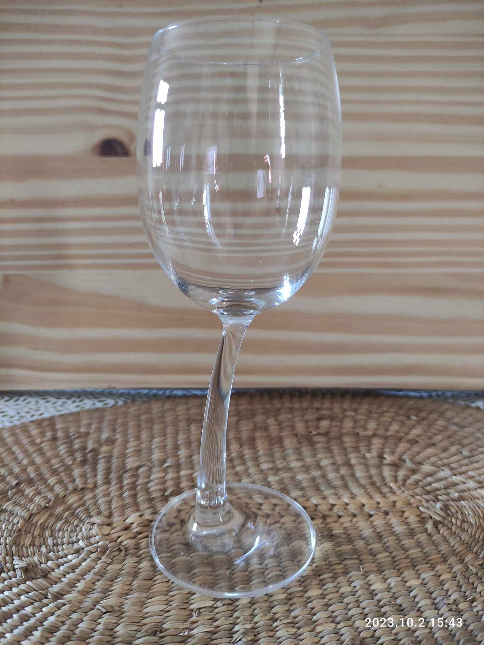 Set of 3 original JP Chenet wine glasses
