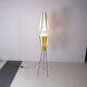 Lampadaire en métal laqué, plastique et tissu, Italie années 50