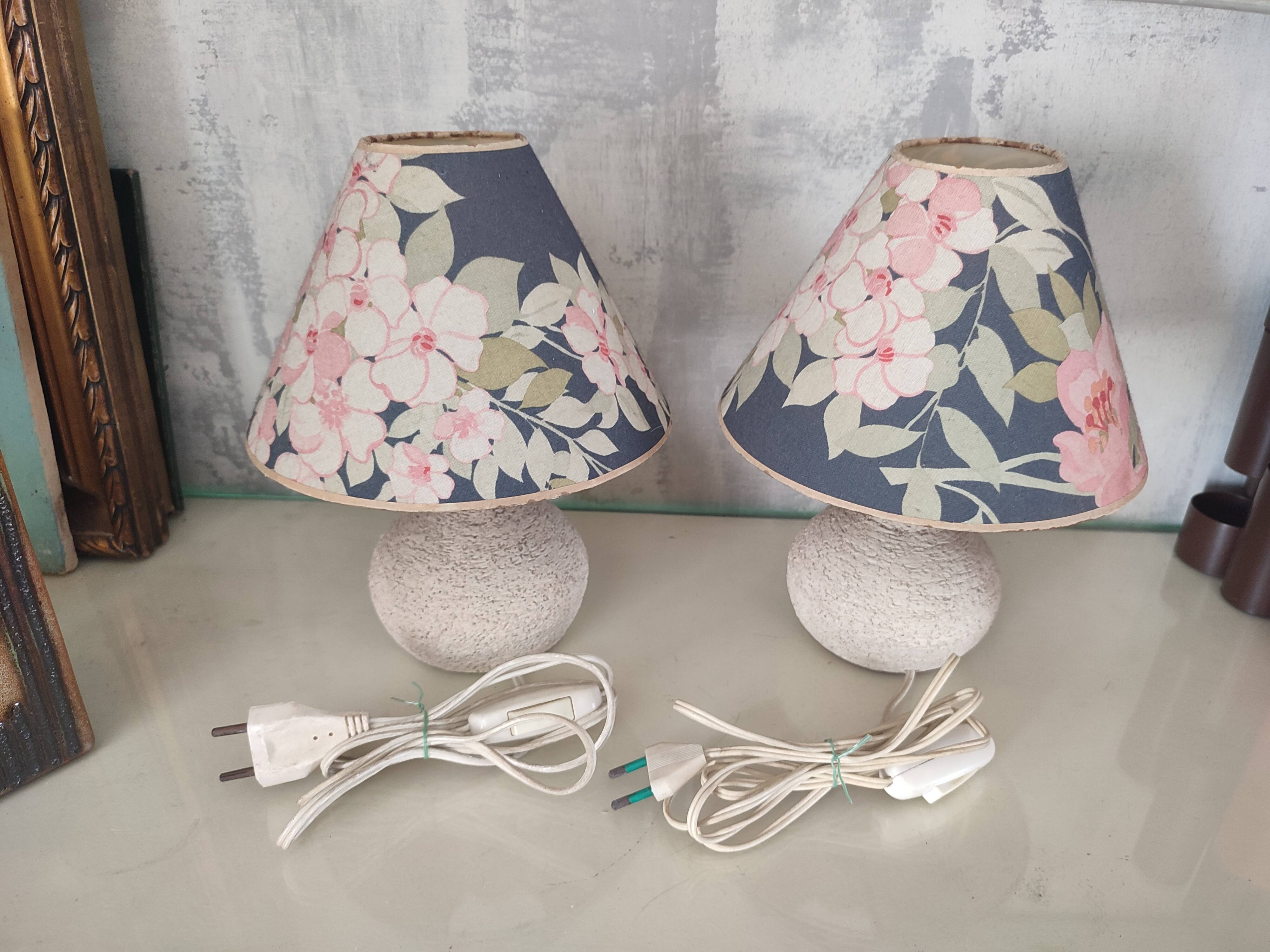 Two bedside lamps at the end of the 70s