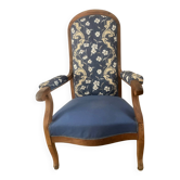 Voltaire armchair 19th century Restoration