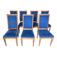 Suite de 7 chaises de style Louis XVI