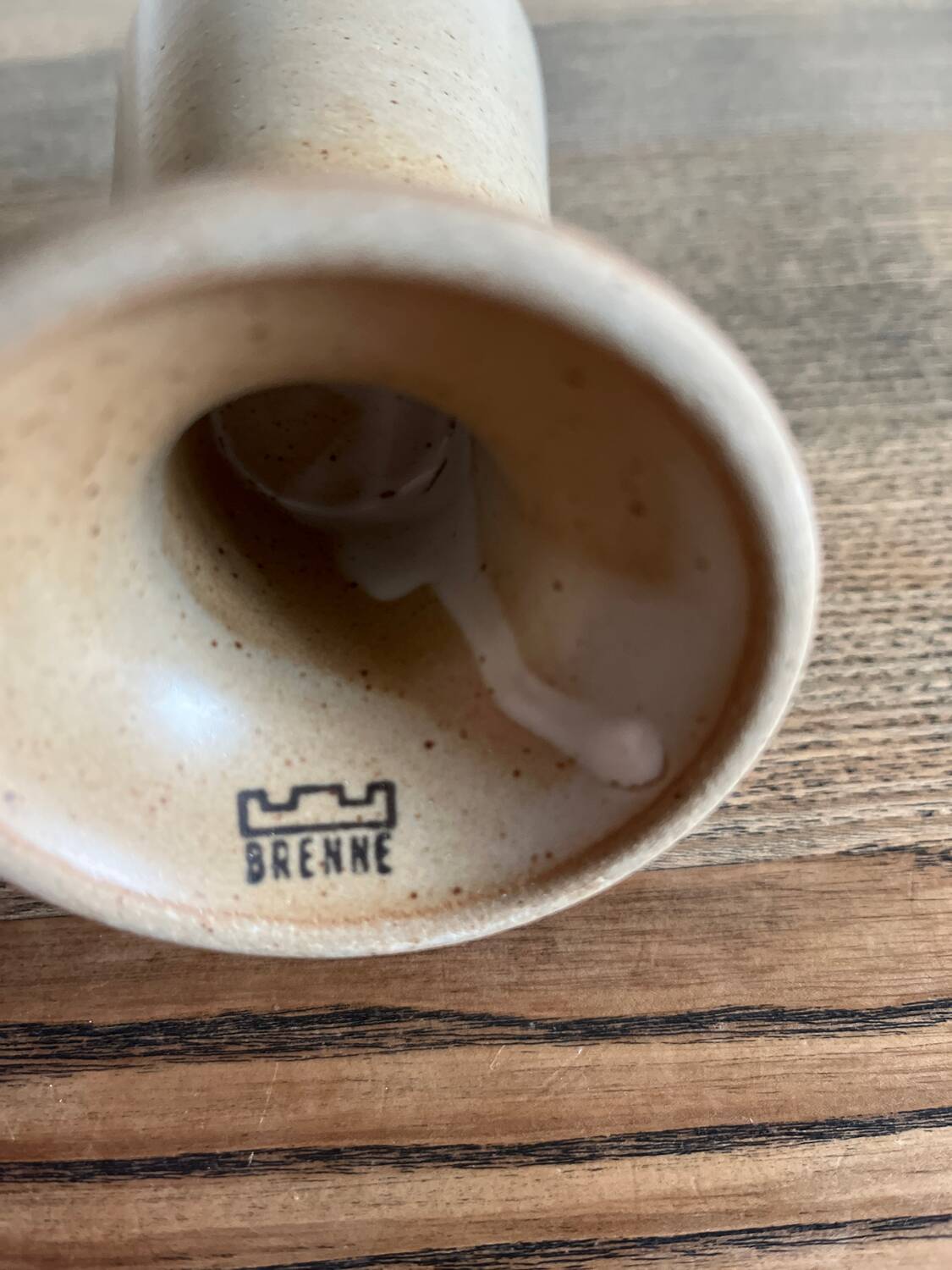 4 Mazagran in stoneware from Brenne, France.