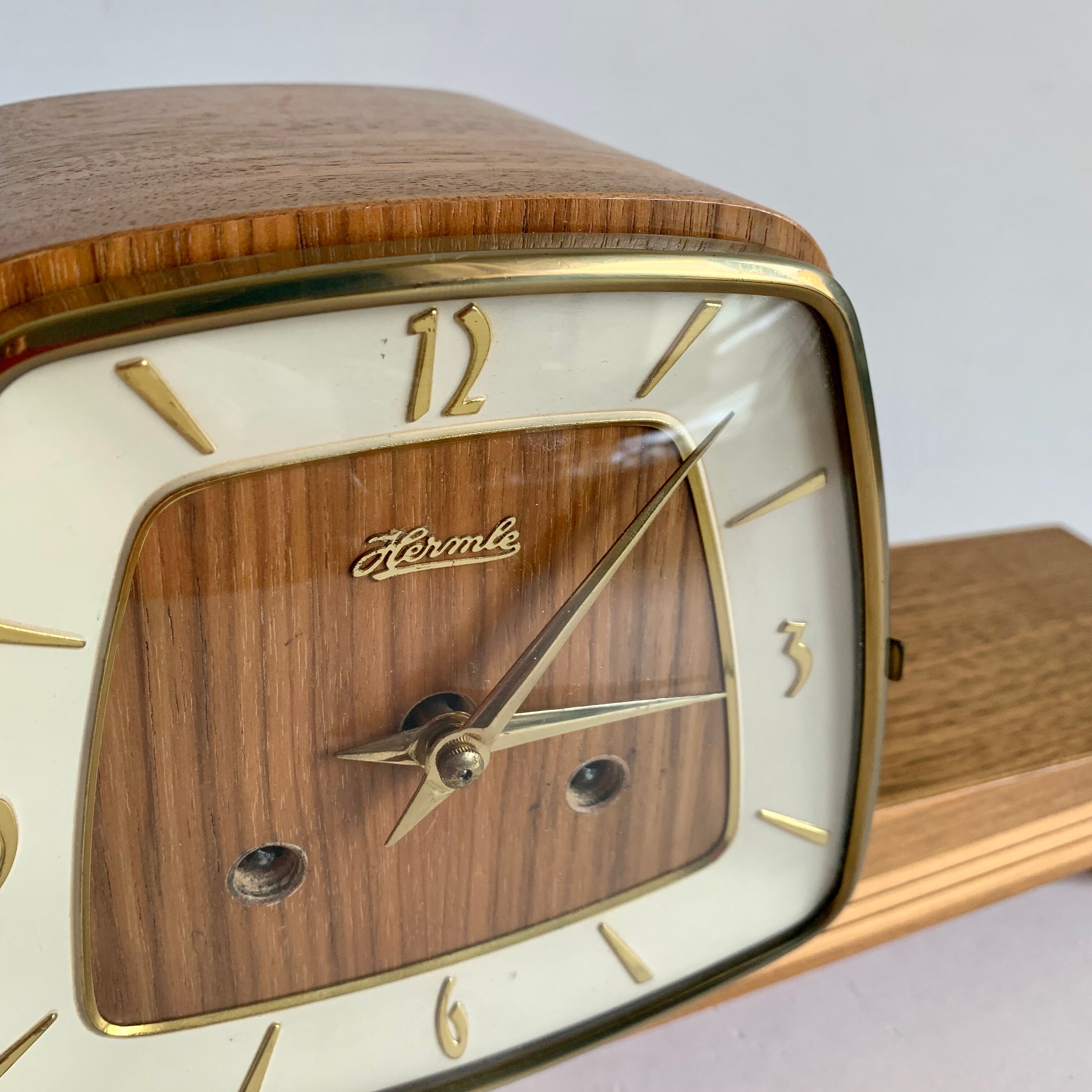 Art Deco Style Mantel Clock Hermle, 1960s