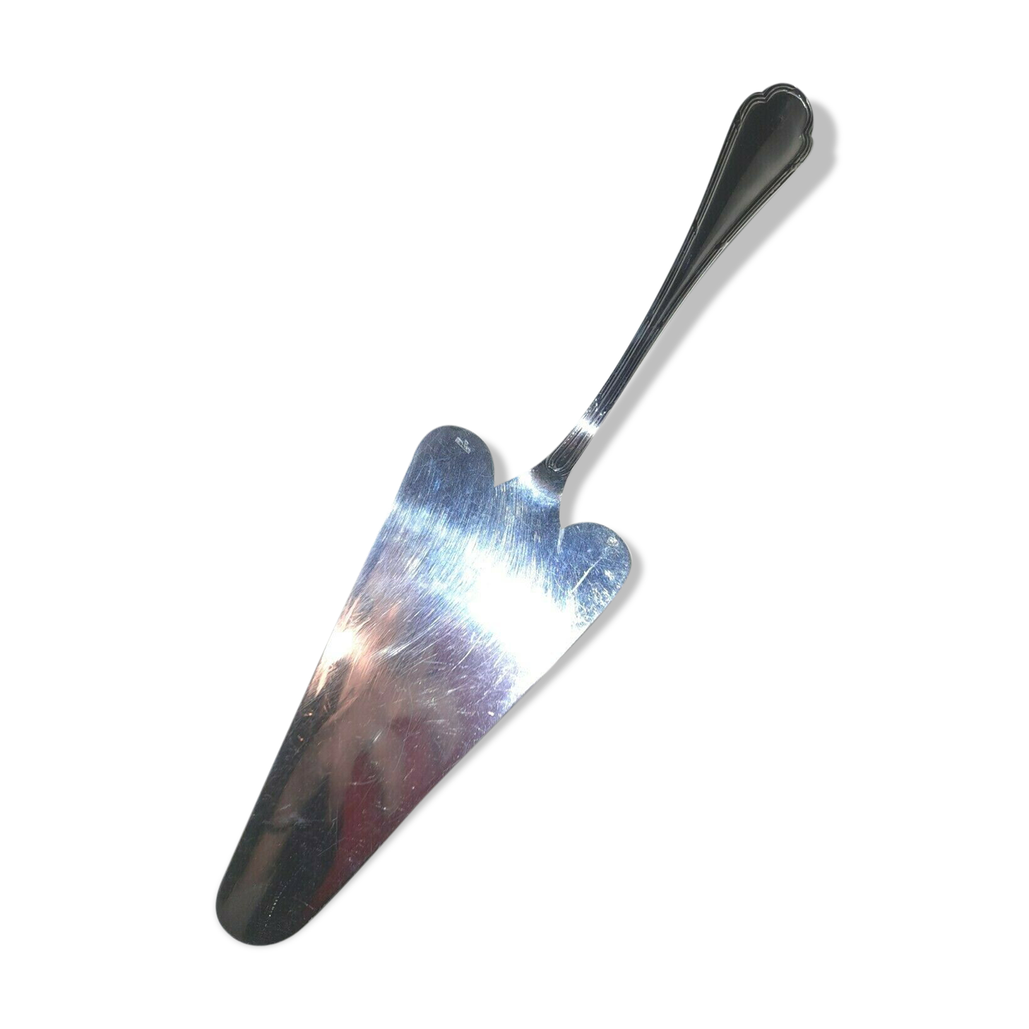 Ercuis cake shovel with silver metal fillet - 28.5 cm