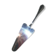 Ercuis cake shovel with silver metal fillet - 28.5 cm