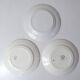 3 old mismatched vintage Badonviller earthenware dinner plates
