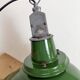 Large Industrial Green Enamel Factory Pendant Lamp from Benjamin, 1960s