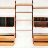 Poul Cadovius teak bookcase Danish 1960