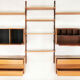 Poul Cadovius teak bookcase Danish 1960