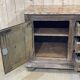 18th-century oak enfilade with a marble-effect painted top.