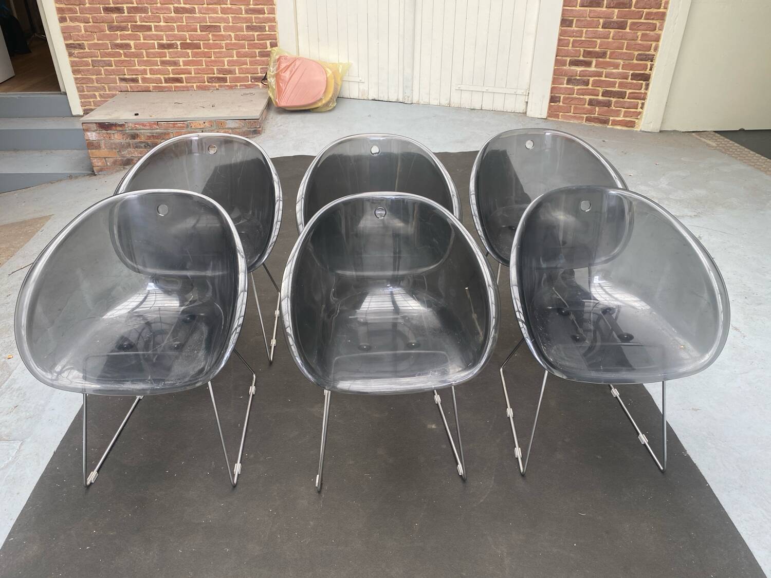 Set of 6 Italian chairs