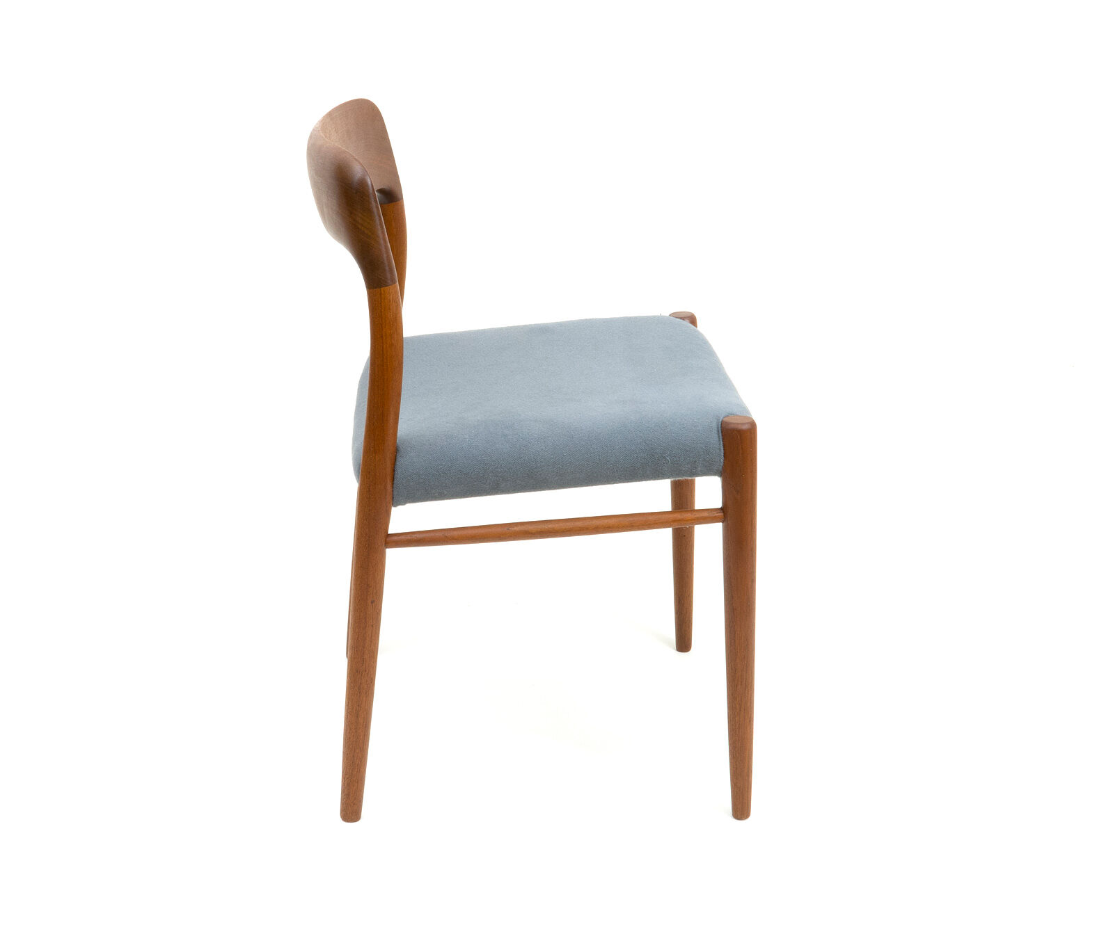 Danish teak chairs model 75 by Niels Otto Møller, Set of 4