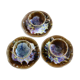 Set of 3 Morvan cups and their saucers
