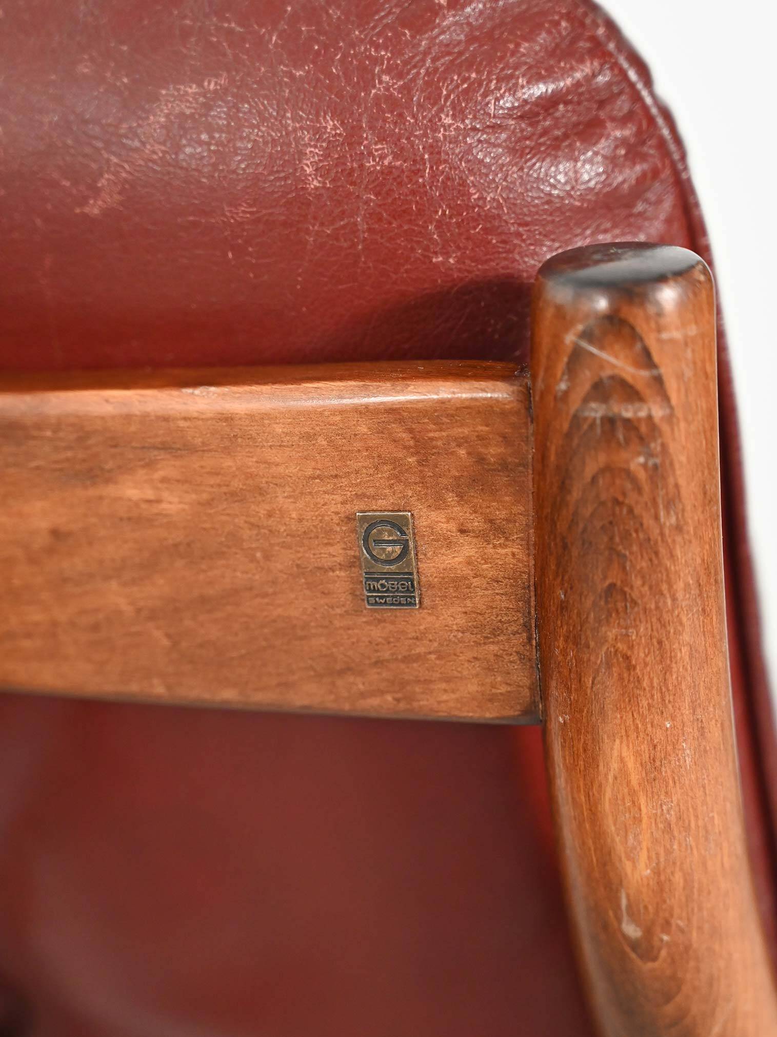 Pair of "Hoffman" armchairs by Gunnar Kentemol