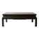 Antique Chinese coffee table in black and gold painted wood.