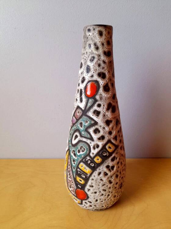 Fat Lava Vase Marius Bessone, Vallauris 1960