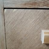 Commode vintage chêne clair
