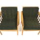 Set de 2 fauteuils en chêne, Skaraborgs Möbelindustri, Suède, 1960