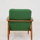 Mid Century Lounge Chair Vintage Moss Wool, Poland 1960