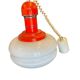 Orange vintage style spatial suspension/lustre.