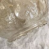 Vintage champagne molded glass globes