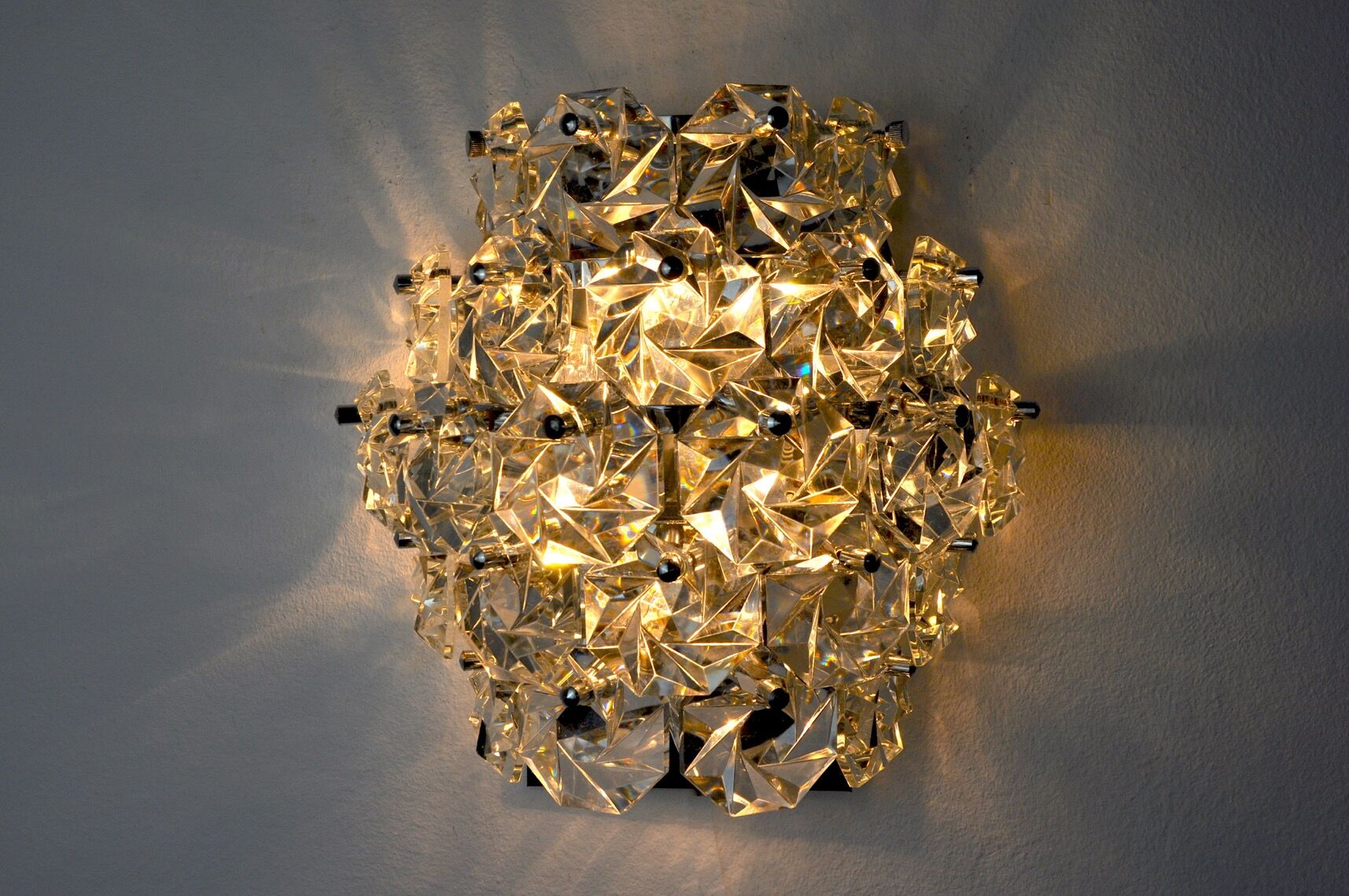 Wall lamp Kinkeldey 5 levels Germany 1970