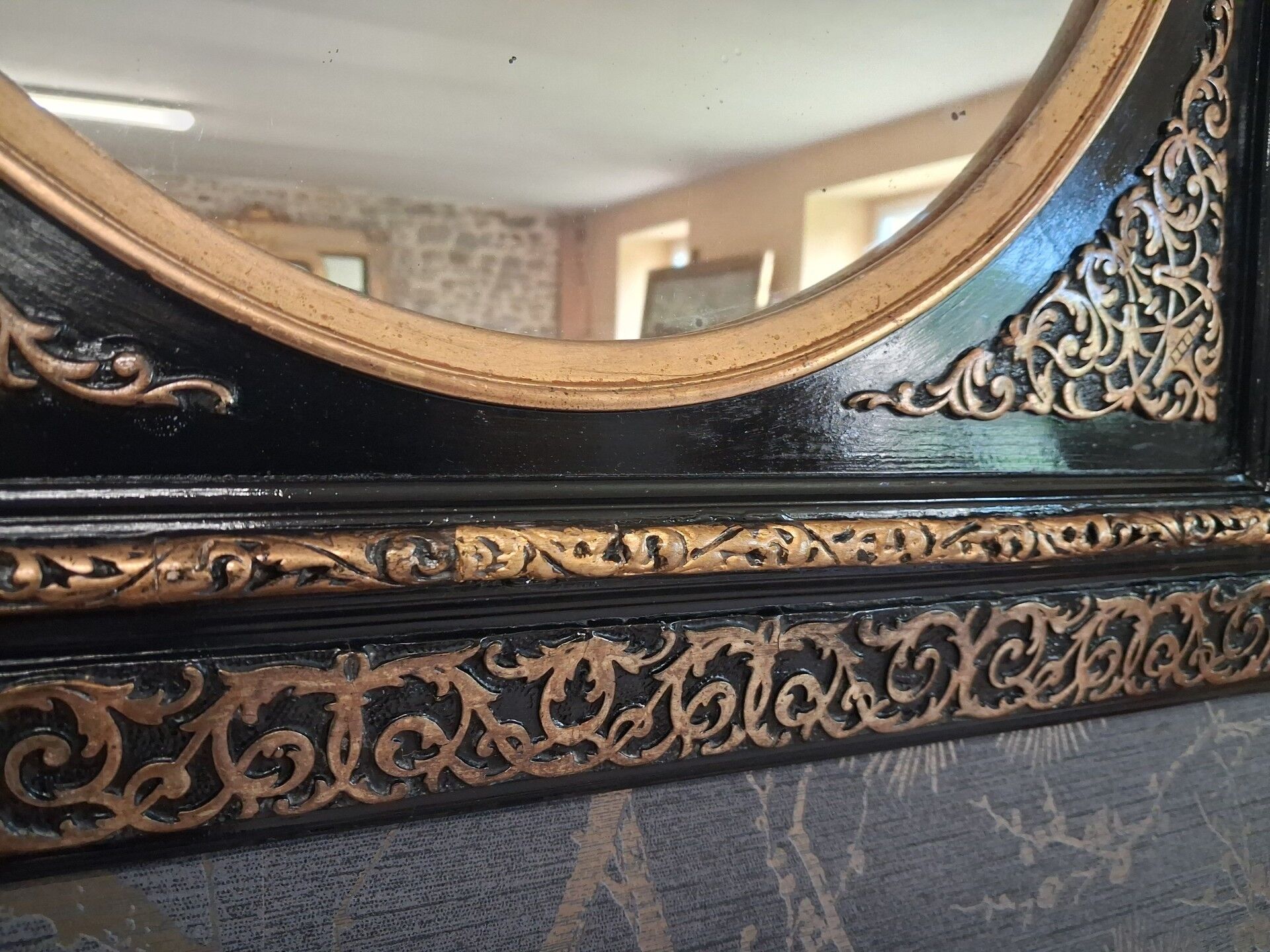 Napoleon III mirror 72 x 62