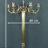 Important Bronze Candelabra, Louis XVI style – Late 19th century