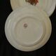6 flat plates in orchies earthenware. fruit design.