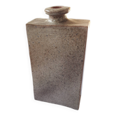Vintage speckled stoneware vase