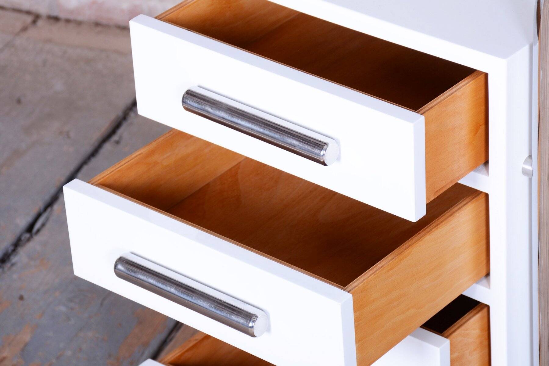 Bureau Bauhaus en acier chromé par Marcel Breuer, tchèque, années 1930