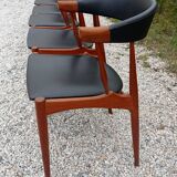 Lot de 6 fauteuils Johannes Andersen