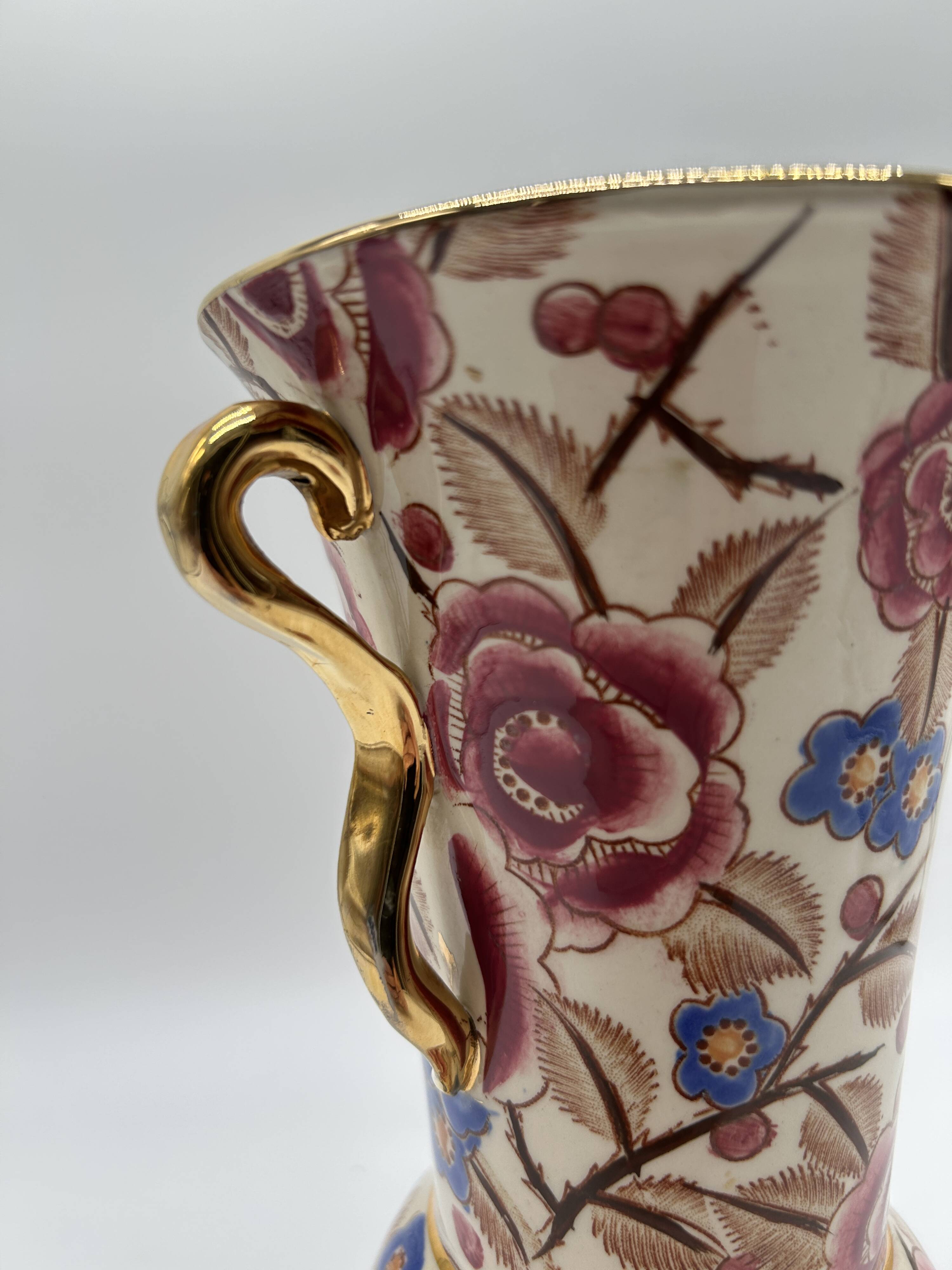 Beautiful vase Boch Frères by R. Chevallier.
