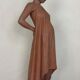 Vintage Terracotta Pregnant Woman Sculpture – Mid-Century Style Maternity Art Figurine