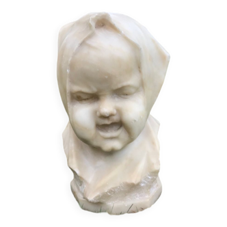 Buste enfant marbre ancien