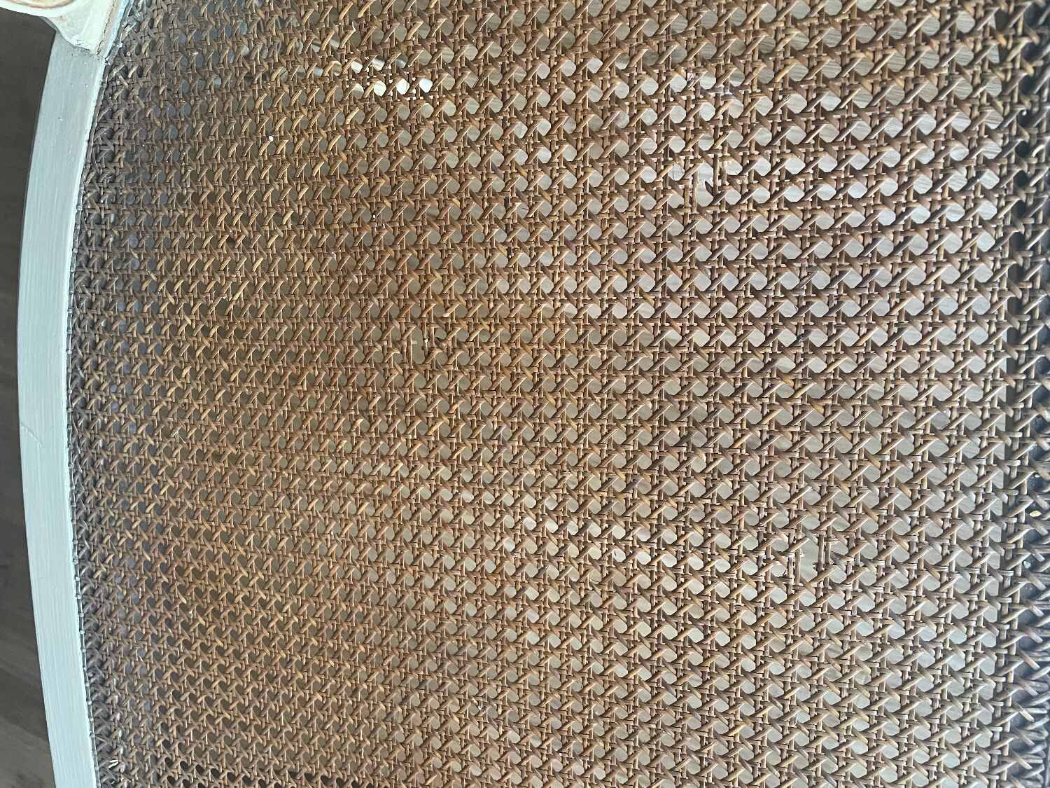 Caned bench in the Louis XVI style