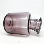 Postmodern vase, glass, designed by S. Sadowski, Poland, 1970s