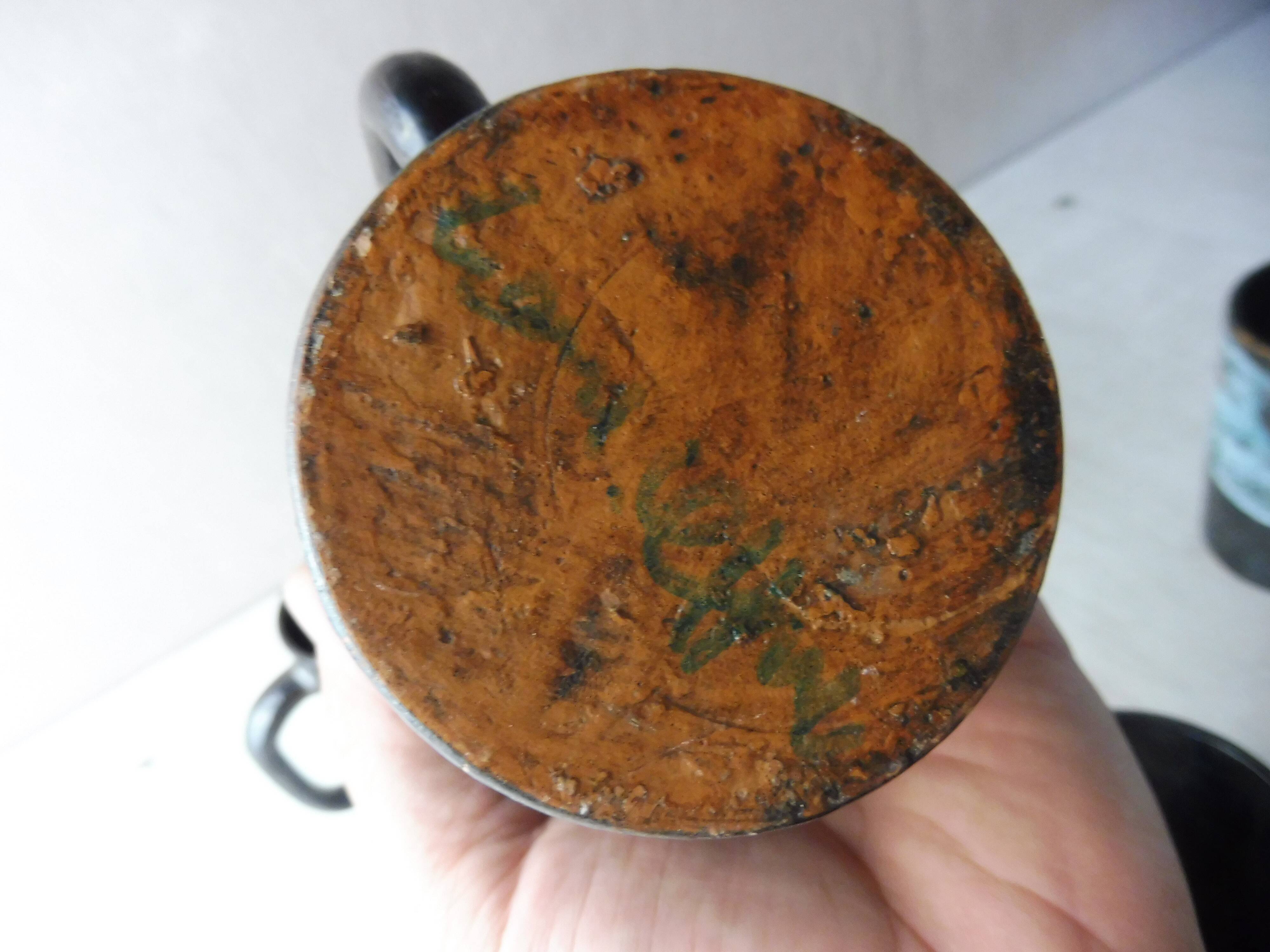 Lot of 6 cups, terracotta, from Vallauris