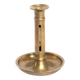 Brass candle holder dish