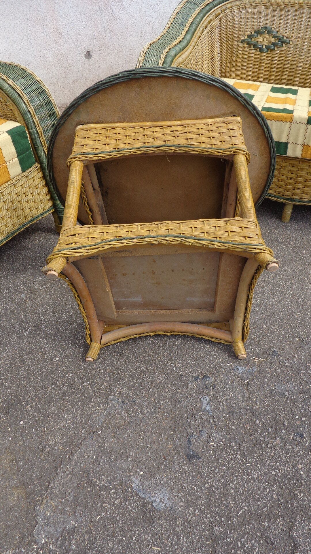 Wicker garden room diamond