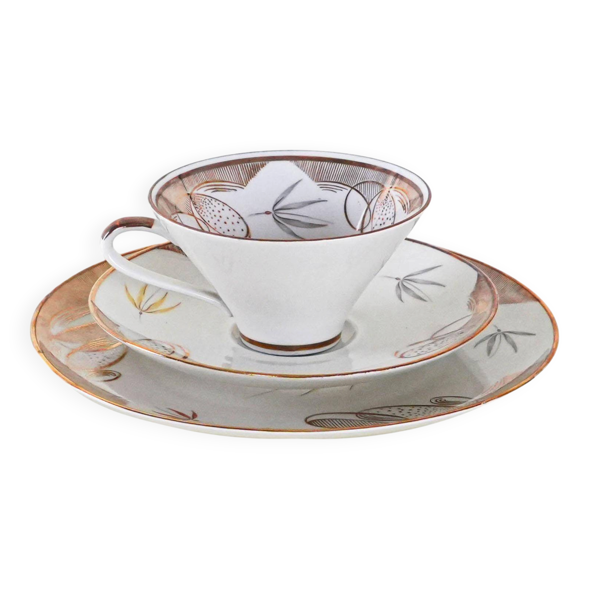 Porcelain cup, German design, 1940s, manufactured Bavaria