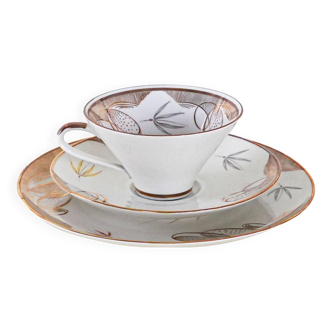 Tasse en porcelaine, design allemand, années 1940, fabriquée en Bavière