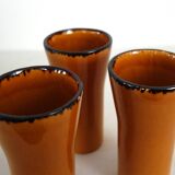 Vintage orangeade service signed Claude Paci, Vallauris, 1970s