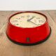 Vintage red seiko navy wall clock, 1970s